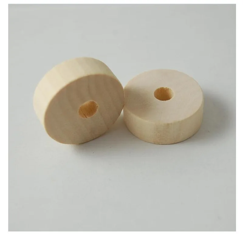 10PCS Round Ring Wood Slices for DIY Charm Pendant Crafts Scrapbooking Hanging Home Decor Wooden Embellishment | Дом и сад