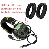 msa sordin silicone earmuffs for msasordinipsctci liberator ii noise reduction shooting headphones
