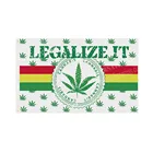 Легализованный флаг Rasta Регги, Ямайка, музыкальный рок-флаг 90x150 см 3x5 футов, баннер под заказ, металлические отверстия, люверсы для помещений и на улице