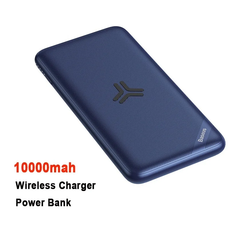 

Внешний аккумулятор емкостью 10000 мА · ч с поддержкой беспроводной зарядки