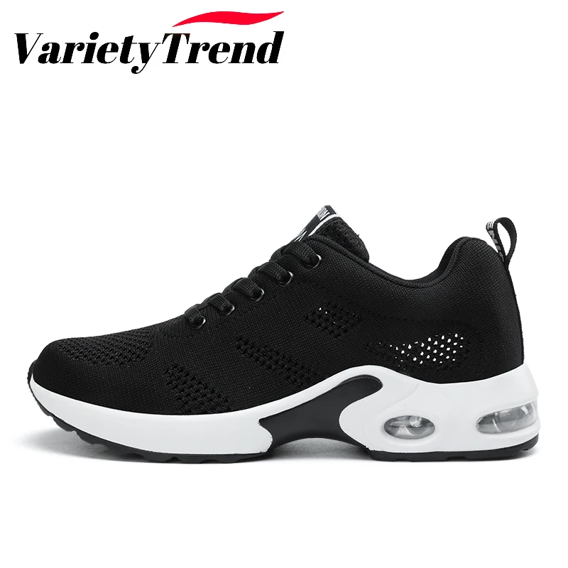

Women Breathable Mesh Sneakers Lightweight Outdoor Air Cushion Lace Up Running Shoes Zapatillas Mujer