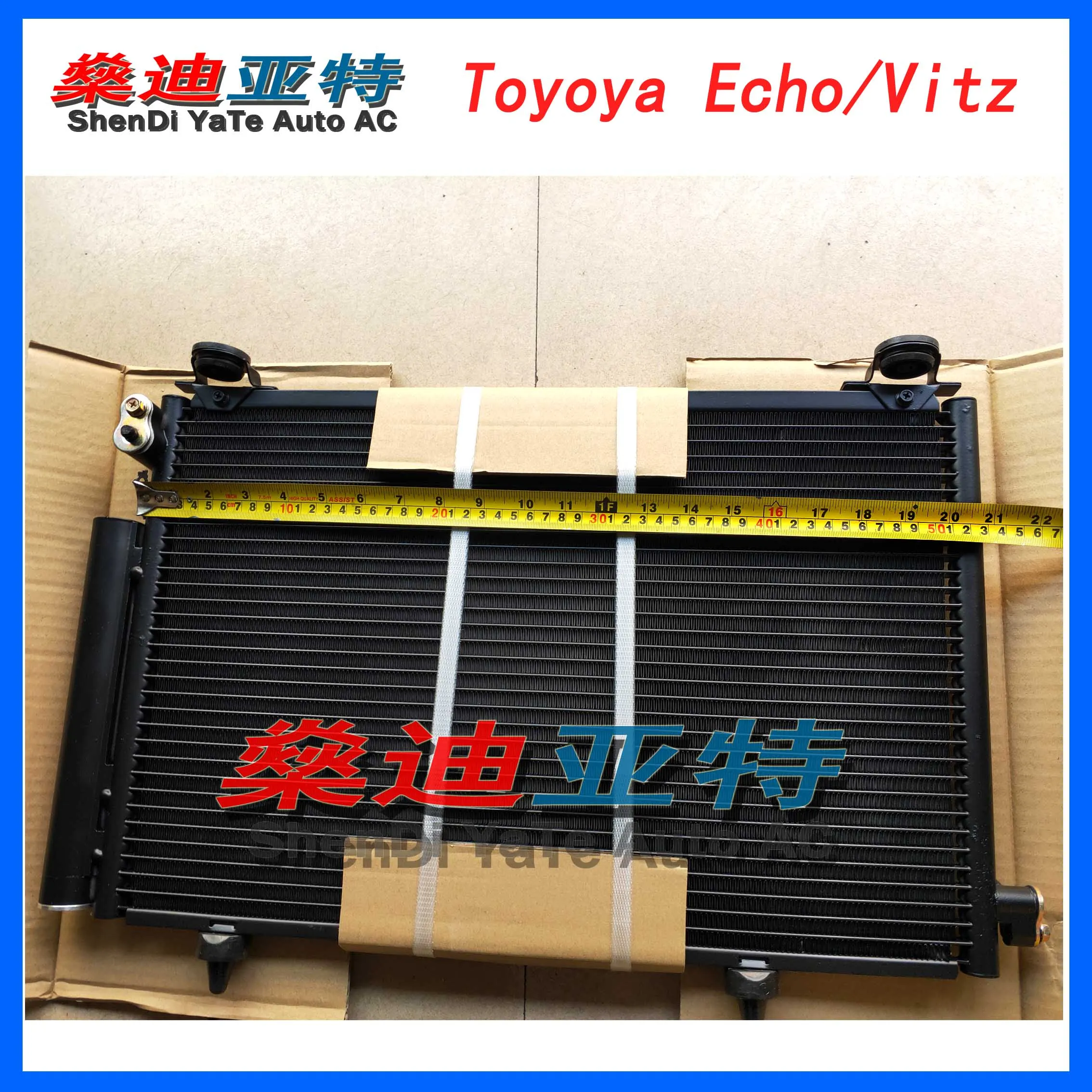 Автомобильный Кондиционер конденсатор для Vitz Vios Yaku FUNCARGO ECHO NCP13-0037072 1999-2002(правый пептид