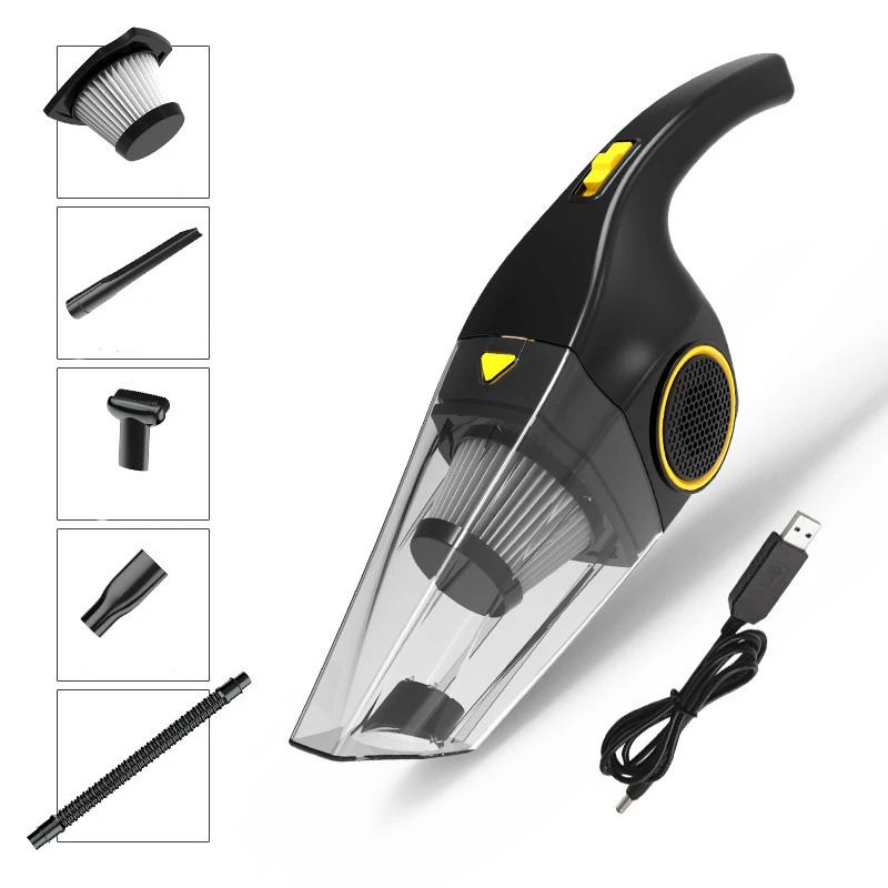 

7000Pa Portable Wireless Vacuum Cleaner Handheld Auto 120W 30000rpm High Powerful Suction Wet Dry Dual Use for Home Car Office