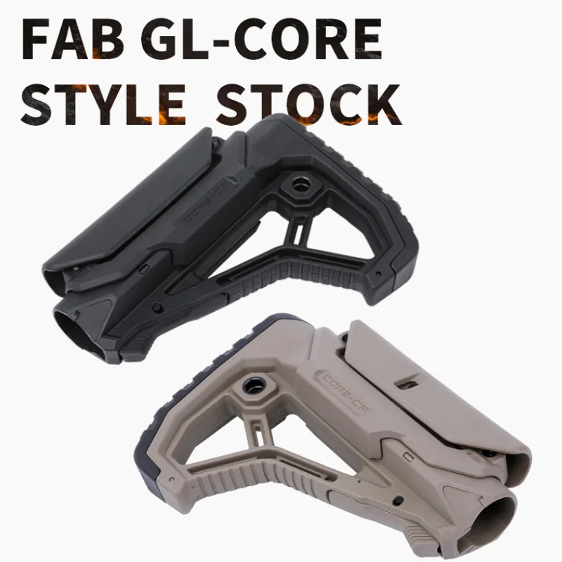 FAB Gl Core Стиль запас для AEG Airsoft Mil spc GBB темное серебро Хубилая JM 9th поколения AK J11