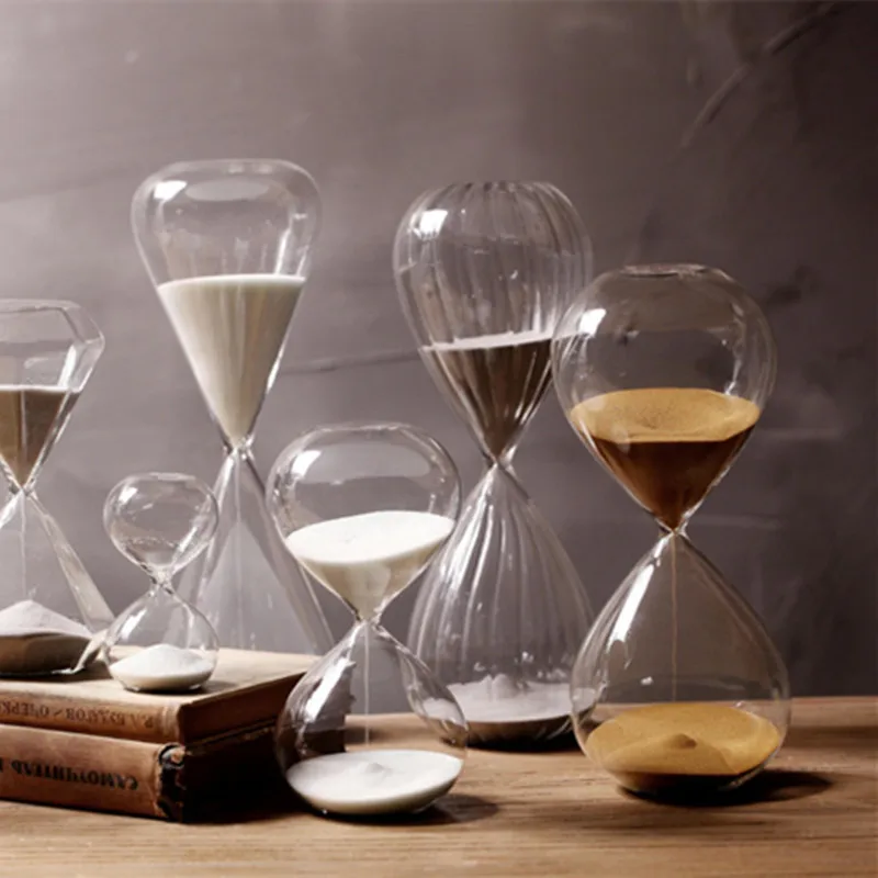 

Gift Timer Home Decoration Accessories 5/10/30/60 Minutes Timing Hourglass Sand Timer Sandglass Golden Sand Clocks Shower Timer