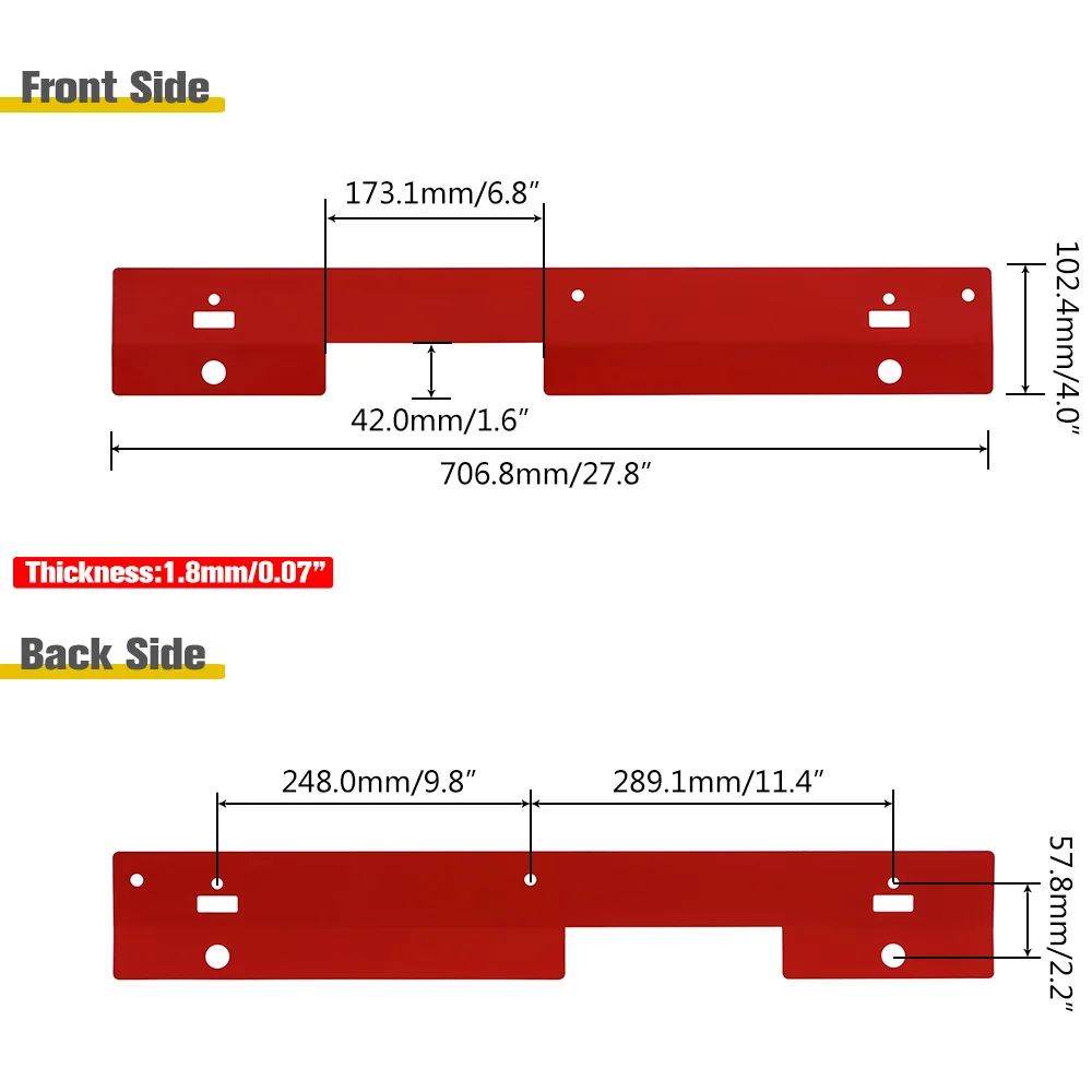 Черно-красные алюминиевые автомобильные аксессуары кожух радиатора для 02-07 Subaru