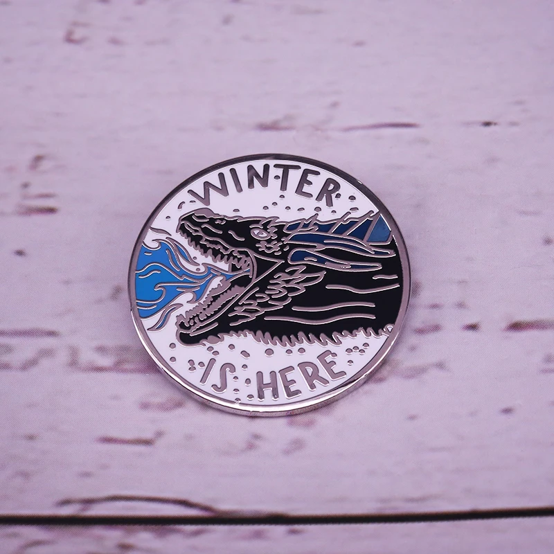 Зимняя ледяная булавка популярная культура украшения для ТВ-шоу | Украшения и