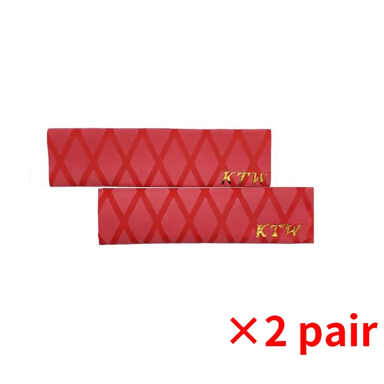 Red 2 pair Аксессуары для велосипеда KTW, защита для велосипеда, передняя и задняя вилка, нажимные велосипедные страйдеры, цветная резиновая защита рамы - Цвет: Red 2 pair