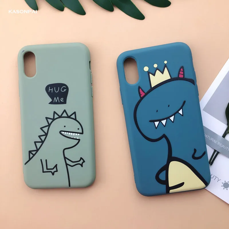 Модный персиковый Мягкий чехол из ТПУ для iPhone X XS Max XR 7 8 6 6S Plus 11 Pro с рисунком милого