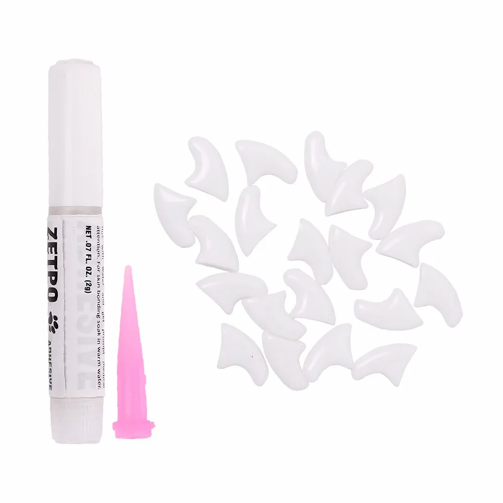 Мягкие кошачьи колпачки для ногтей Силиконовая защита от лап аппликатор