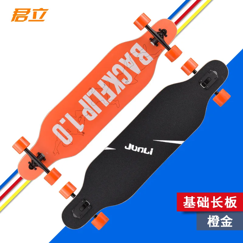 

Beginner Professional Skateboard Fashion Action Long Board Skateboard Shape Maple Freestyle Rullebrett Entertainment BY50HB