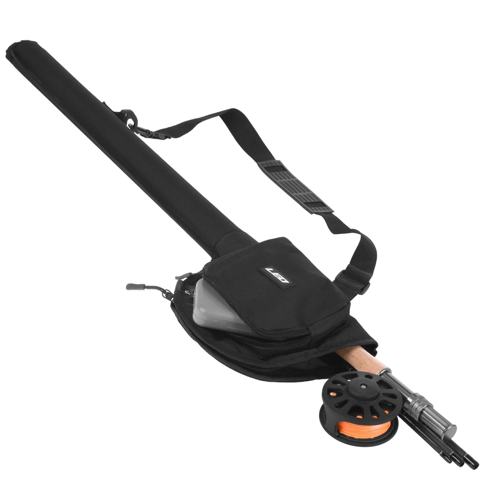 Набор для ловли нахлыстом 9 'удочка и катушка с сумкой переноски 20 мушек полный