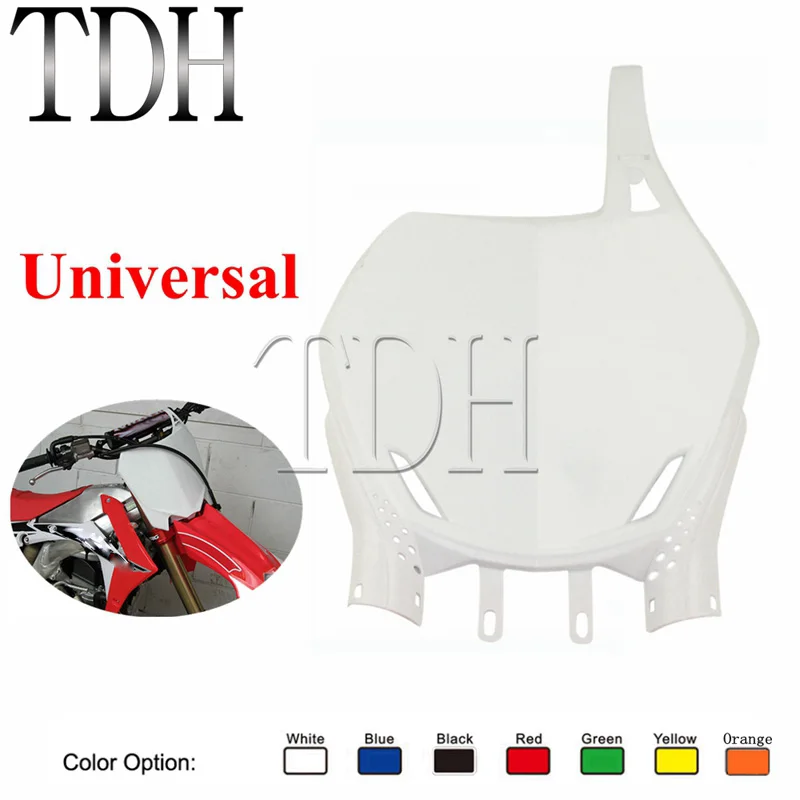 Пластиковый обтекатель передних номерных знаков именная панель для Kawasaki Suzuki Yamaha