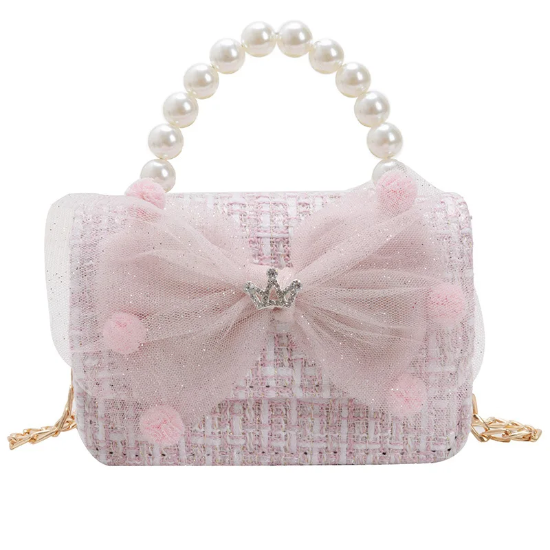 

Korean Girl Mini Purses and Handbags 2021 Princess Crossbody Bags for Girls Small Coin Wallet Pouch Baby Party Hand Bags Purse