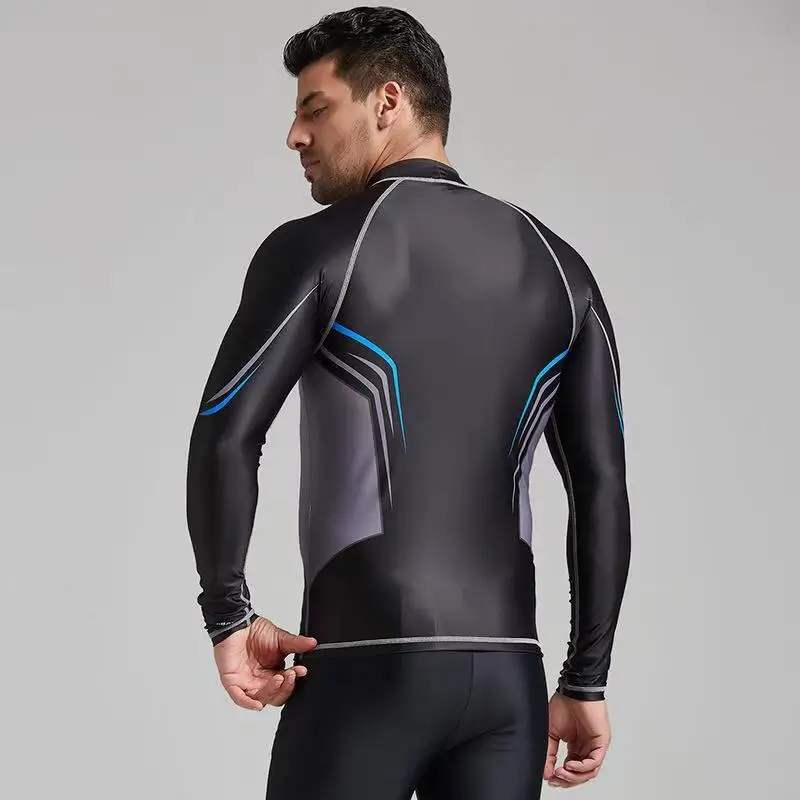 Профессиональный Для Мужчин's Рашгард рубашка мужчин s Длинные рукава футболка