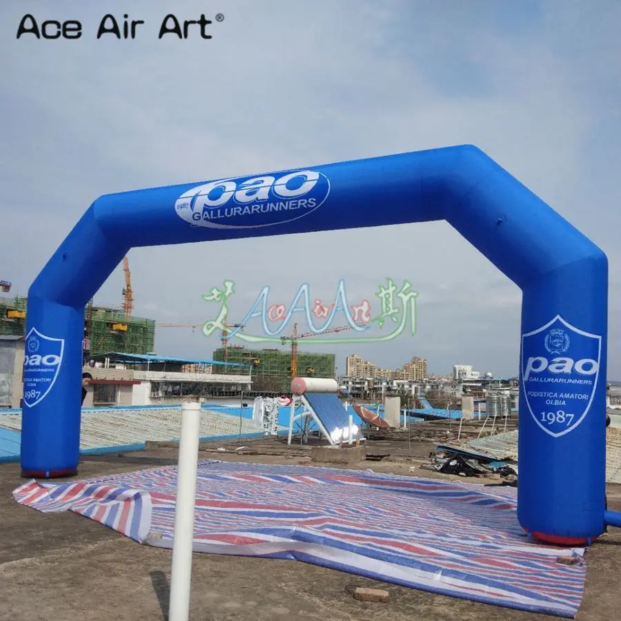 Надувная гоночная Арка финишной линии воздушные ворота для спортивных игр с