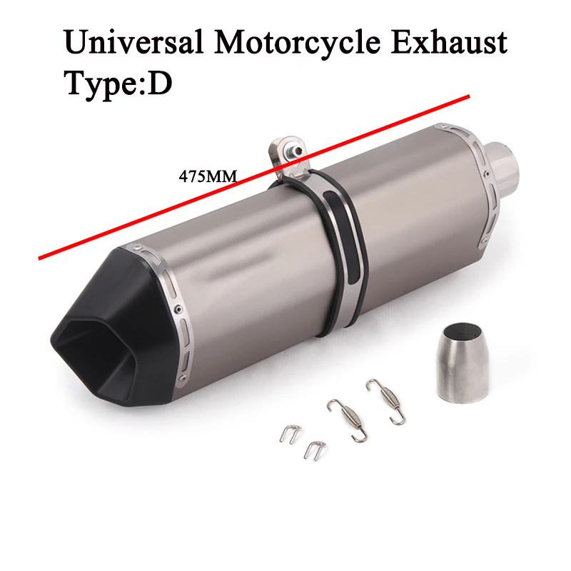 Универсальный выхлопной трубы мотоцикла GP 51 мм модифицированный глушитель Esacpe