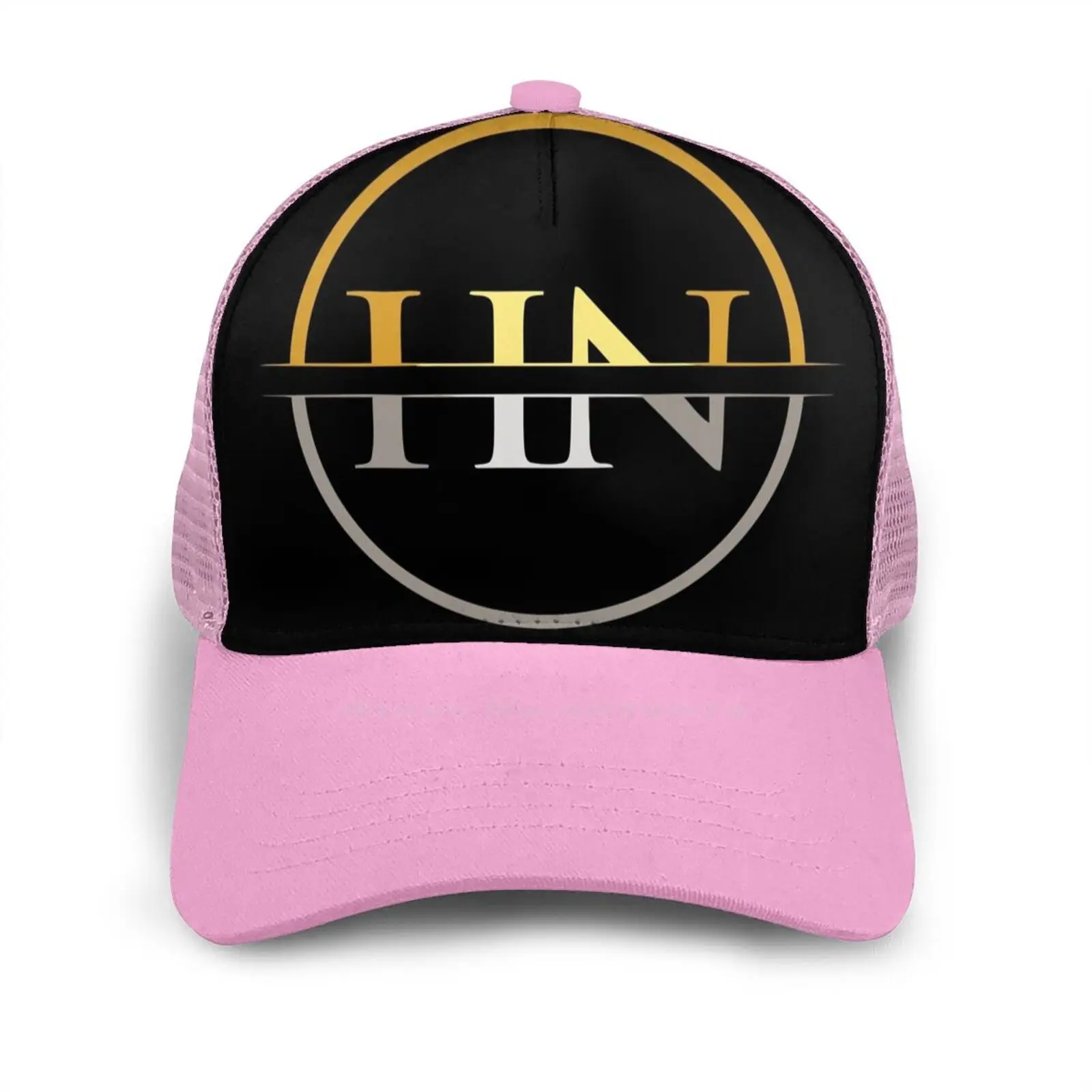 

Hn Logo Hip Hop Fashion Cap Sports Curved Mesh Hat Logo