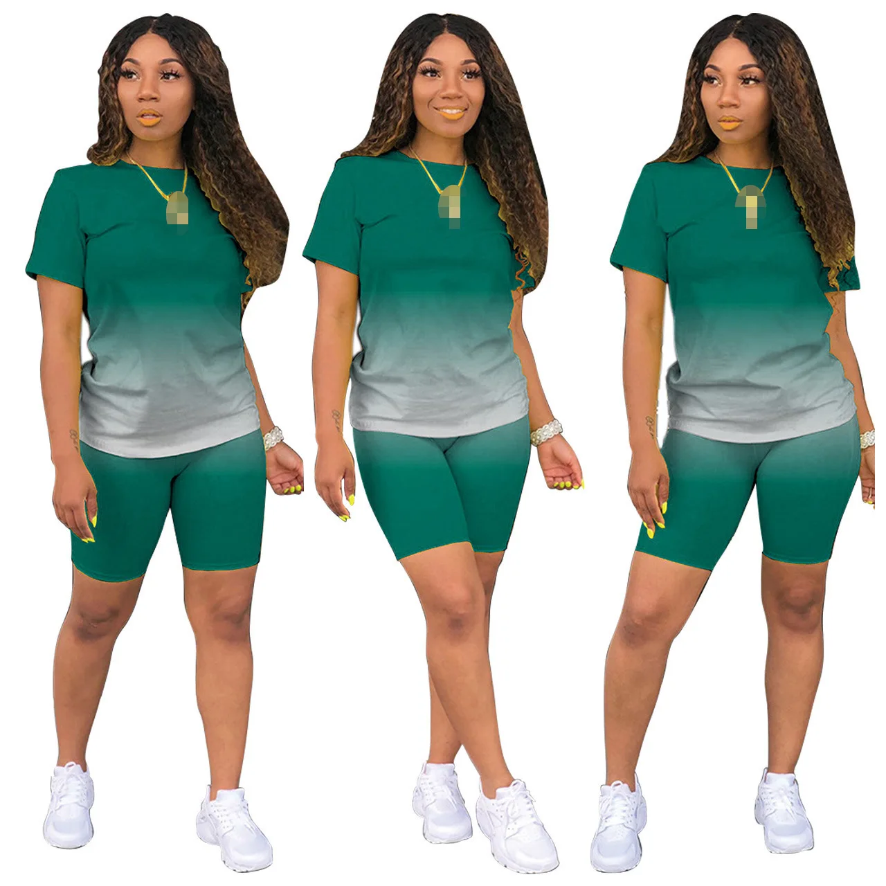 Комплект женский из двух предметов с шортами летний |