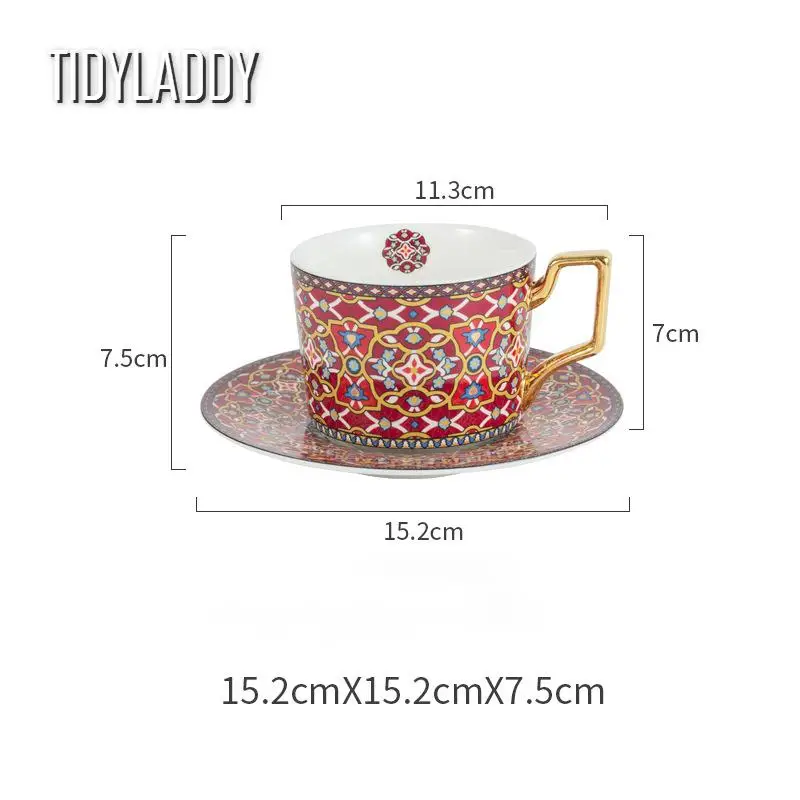 Набор керамических кофейных чашек в мароккансветильник ле роскошная кофейная