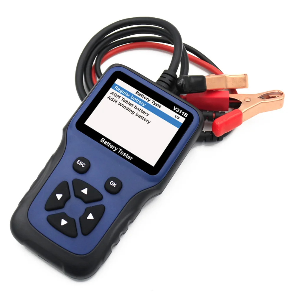 

Car Battery Tester Charger Analyzer 12V 100-2000 CCA Voltage Battery Test Car Battery Tester Charging Cricut Load Tools