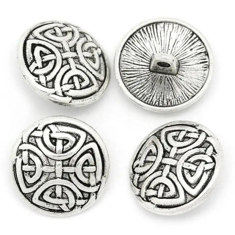 30 шт цветок металлические кнопки хвостовик для рукоделия шитья узор резные