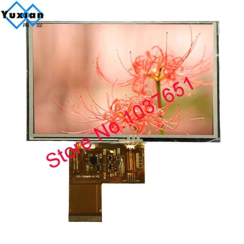 5 дюймовый TFT 800*480 40pin цветной ЖК дисплей с сенсорной панелью ILI5960 + ILI6122 LT050C 01A Новый
