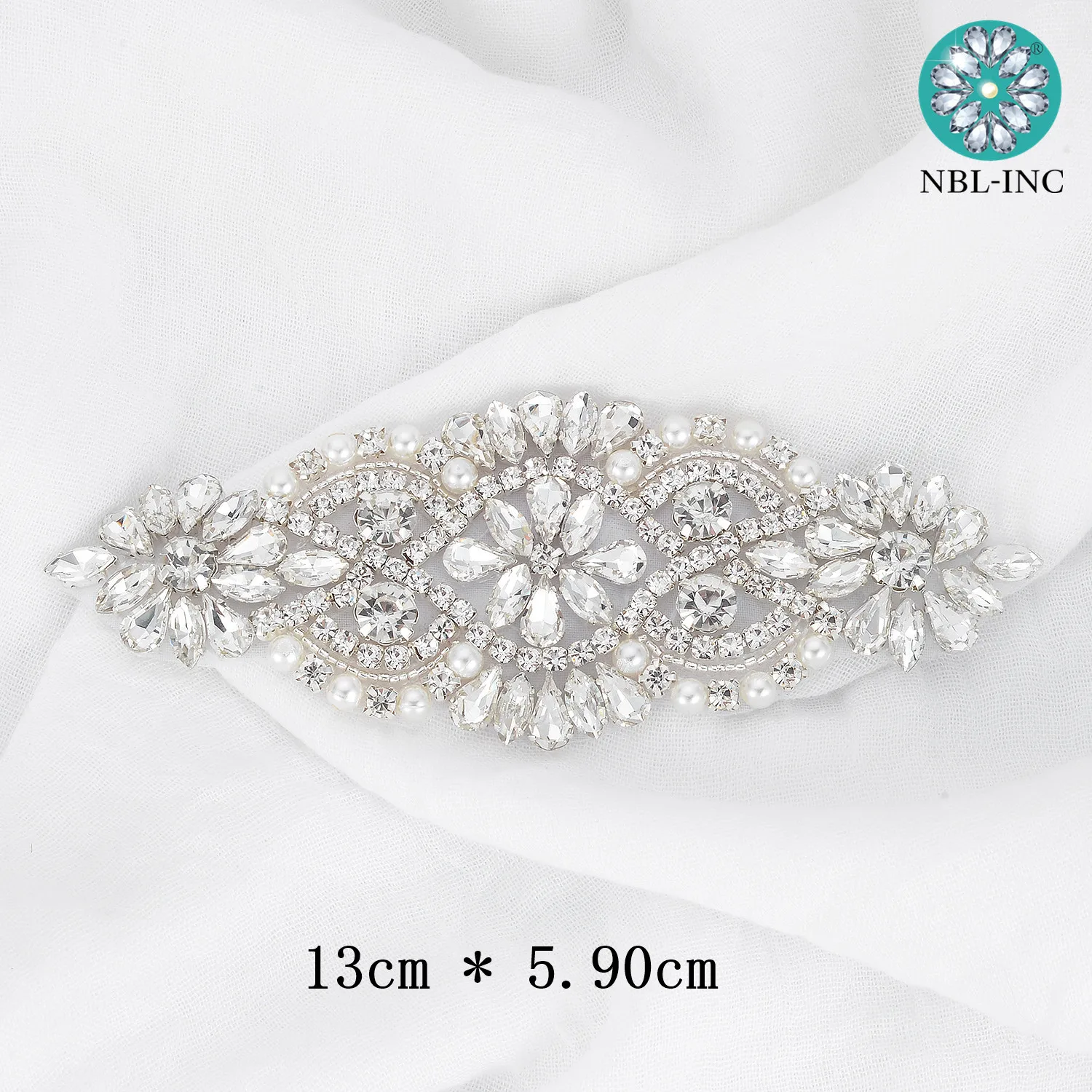 (1 шт.) серебристые золотые стразы свадебный пояс Свадебная Аппликация с