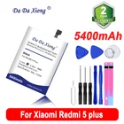 DaDaXiong 100% оригинальный BN44 5400 мАч для Xiaomi Redmi батарея Hongmi 5 Plus 5,99 