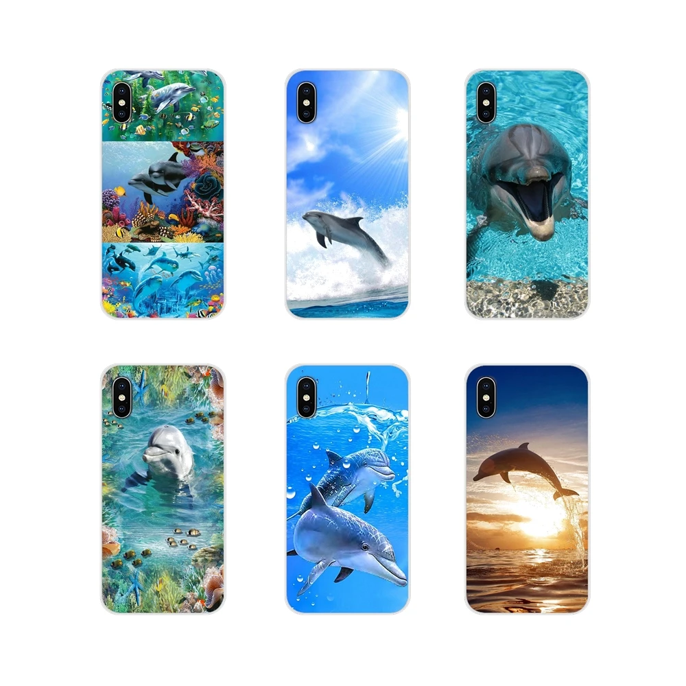 Силиконовые чехлы с дельфинами в рифе заката океана для Huawei G7 G8 P7 P8 P9 P10 P20 P30 Lite Mini Pro P Smart Plus 2017 2018 2019|Бамперы| |