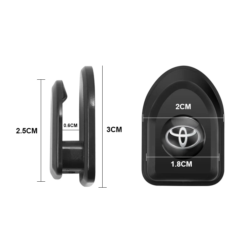 2/4 шт. многофункциональные крючки-эмблемы для Toyota Prado Auris Avensis Corolla Verso Sienna Yaris |