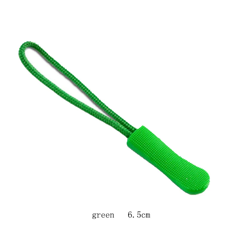 green Рюкзак одежда резиновая молния Веревка концы застежка-молния Пряжка для принадлежности для одежды/сумок 5 шт - Цвет: green