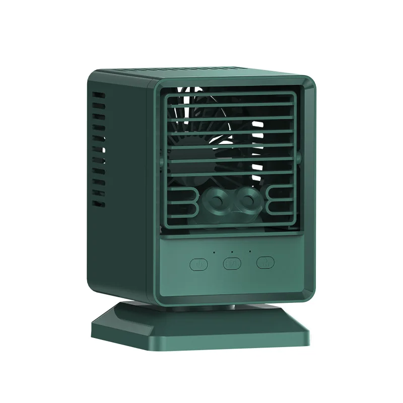 

Mini Portable Air Conditioner Fan USB Desktop Cooling Fan Personal Air Cooler Humidifier Home Office