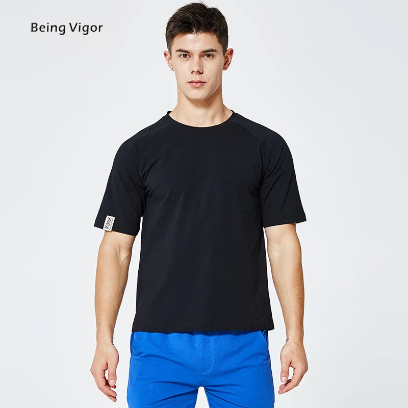 Мужские дизайнерские быстросохнущие футболки Being Vigor облегающие для бега