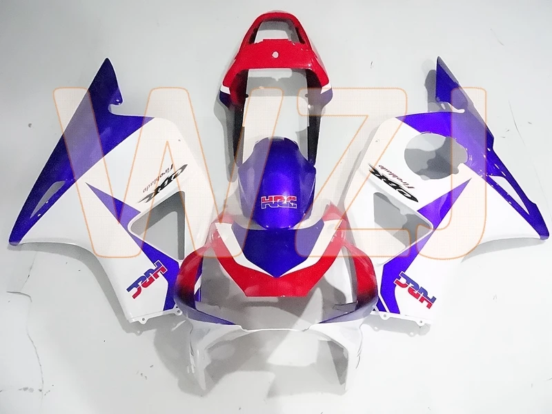 CBR 954 RR 2002 Обтекатели CBR 954RR 02 белого и синего цвета набор для всего тела CBR954RR 2002-2003 обтекатели