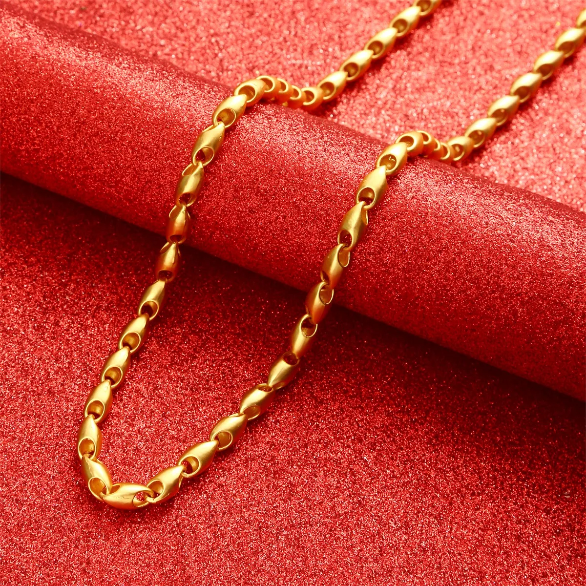 Ожерелья африканские золотые для женщин ювелирные изделия из Дубая плотное