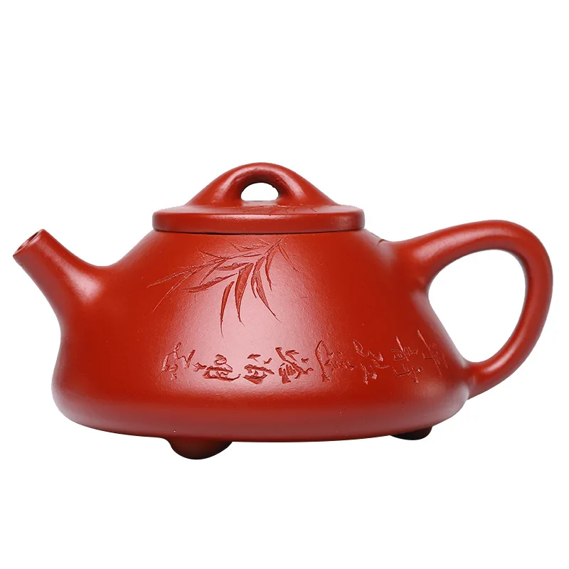 

Teapot tea set Yixing purple clay teapot Dahongpao bamboo shadow ladle