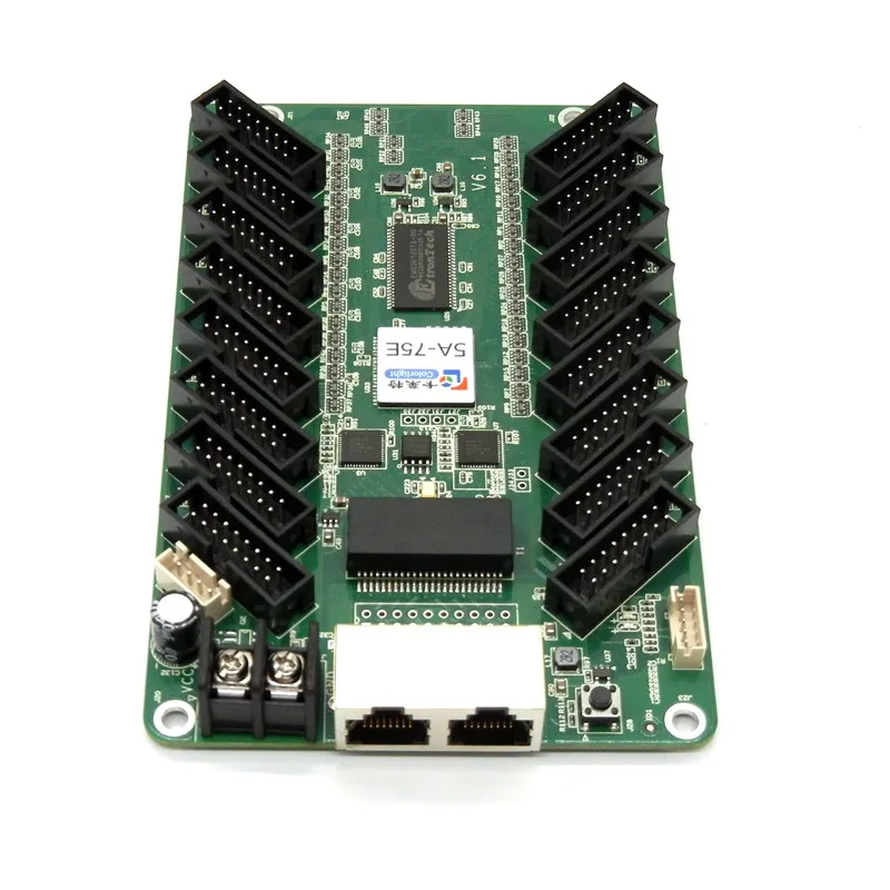 5A-75E full color RGB led control card with 16*HUB75 port included high refresh rate Synchronous receiver video controller |