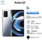 Смартфон Realme Q3 5G, 6 + 128 ГБ, 6,5 дюйма, 30 Вт, 120 Гц, 48 МП, сканер отпечатка пальца, 5000 мА  ч