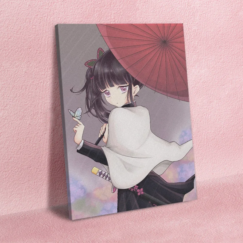 Настенная картина Kanao Tsuyuri Demon Slayer Kimetsu no Yaiba украшение на холсте постеры для