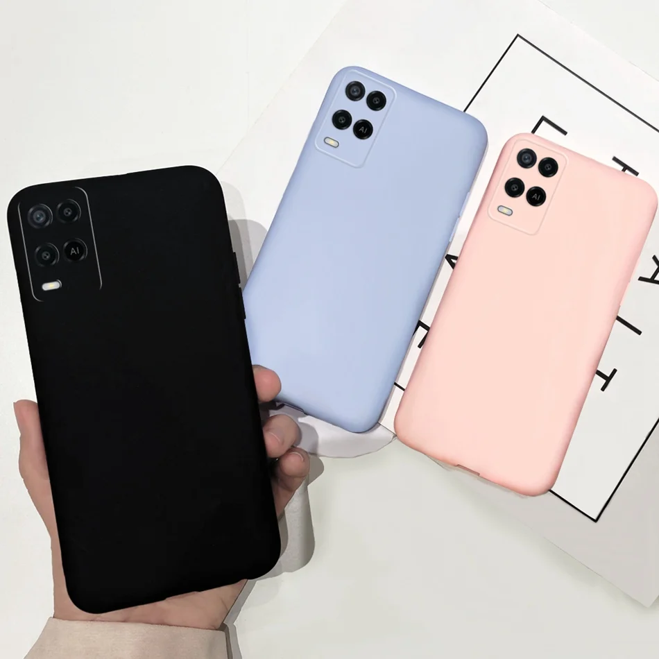Чехол для OPPO A54 4G/мобильный телефон, тонкий мягкий силиконовый чехол ярких цветов для телефона Oppo A 54 CPH2239 OPPOA54, чехол-бампер