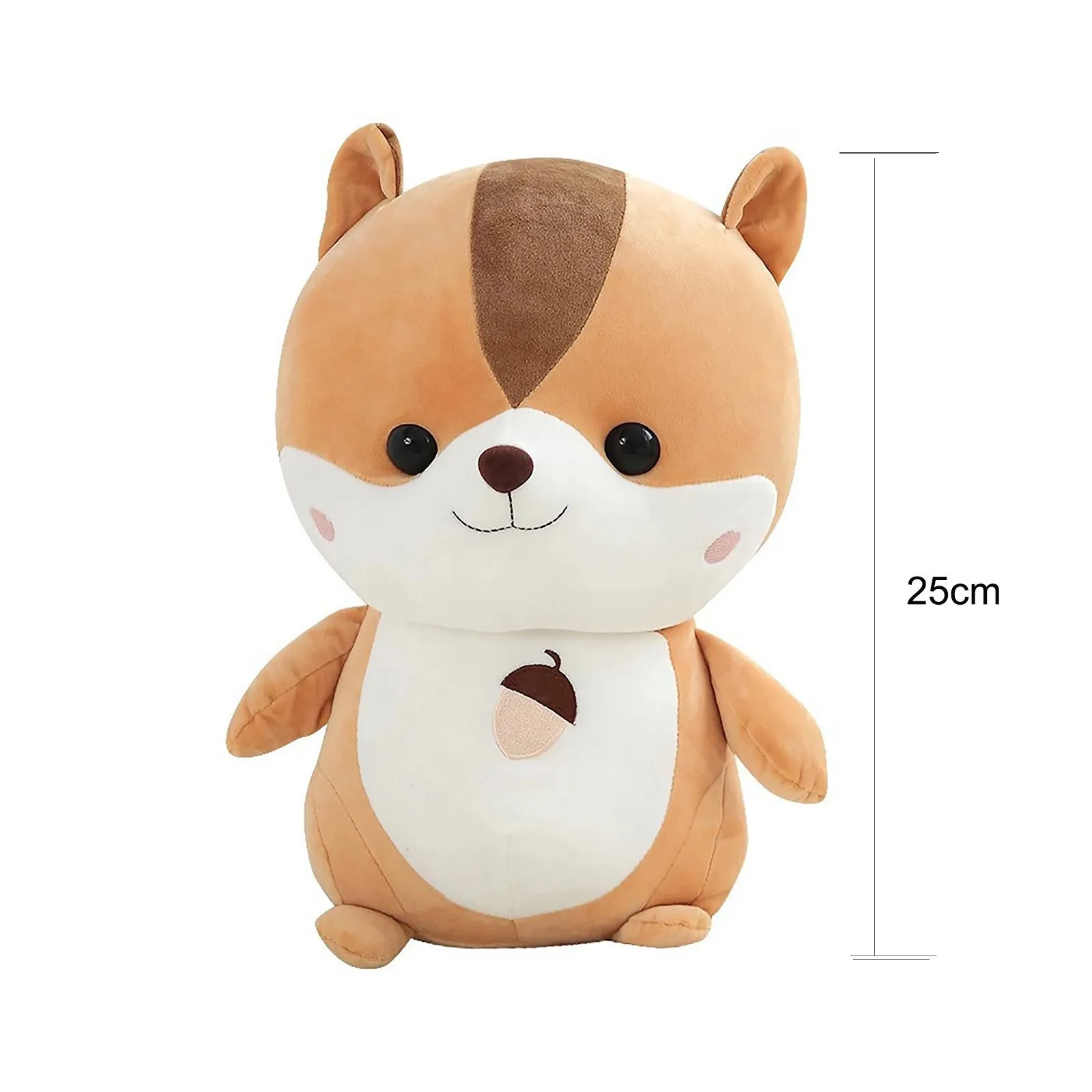 

New Cute And Warm Squirrel Pillow Sofa Backrest Plush Toys Children Accompanying Sleep Pillow Stuffed Soft Doll