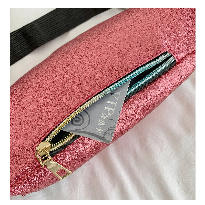 Поясная голографическая сумка для женщин забавная дорожная блестящая поясная