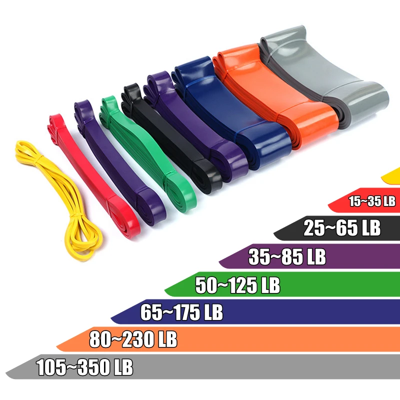 Резиновая лента 2080 мм эластичная для упражнений резиновая петля тренировок