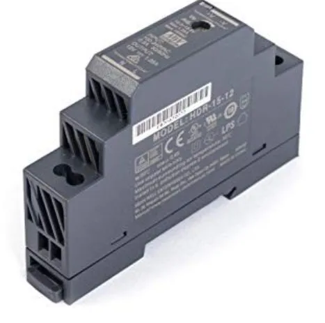 DR-15-12 new model HDR-15-12 15W | 12V | 85-264VAC/120-370VDC switching power supply on DIN rail
DR-15-12 new model HDR-15-12 15W | 12V | 85-264VAC/120-370VDC switching power supply on DIN rail