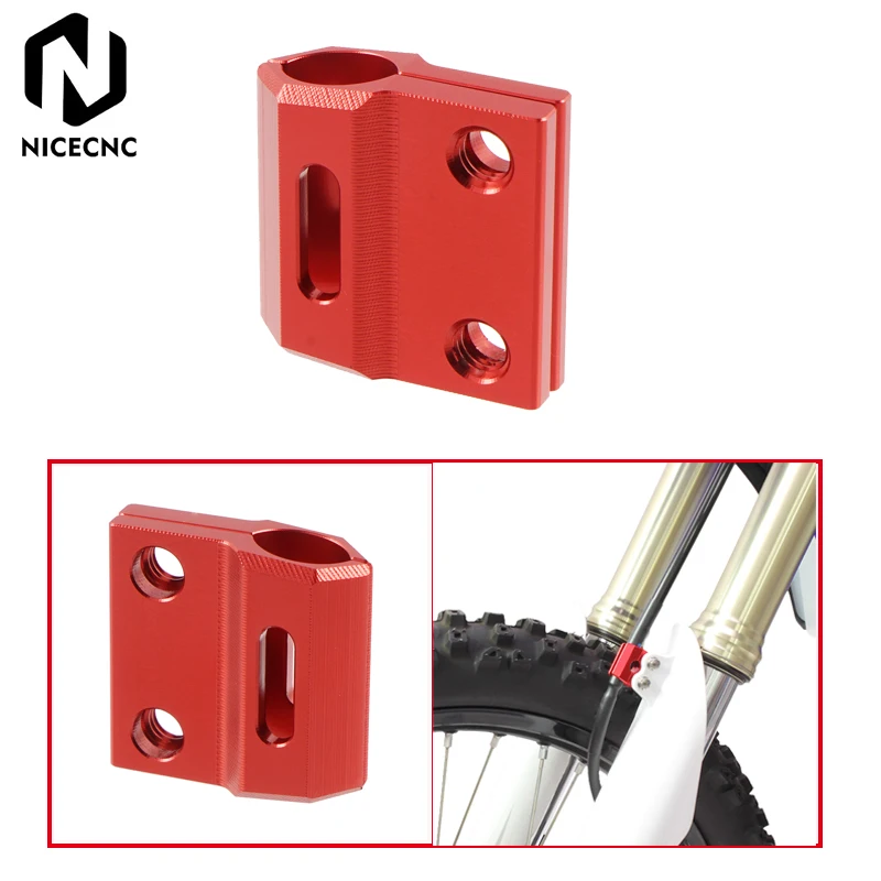 

NICECNC Aluminum Front Brake Line Hose Clamps Holder For Honda XR250 XR200 XR600 XR650R XR 200 250 600 650 1987-2007 2006 2005