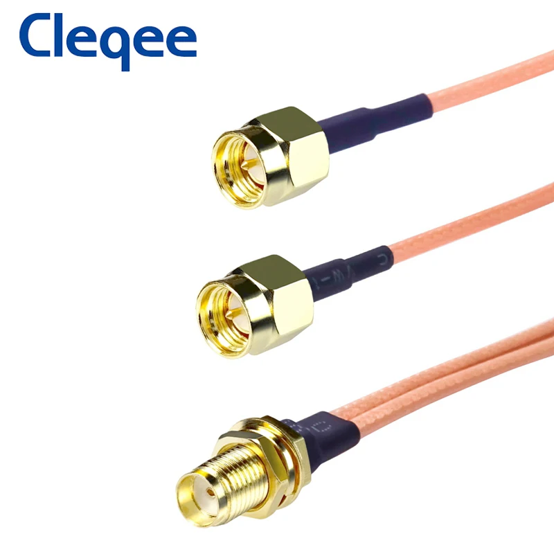 Кабель-удлинитель Cleqee SMA (папа)-2X (мама) | Обустройство дома