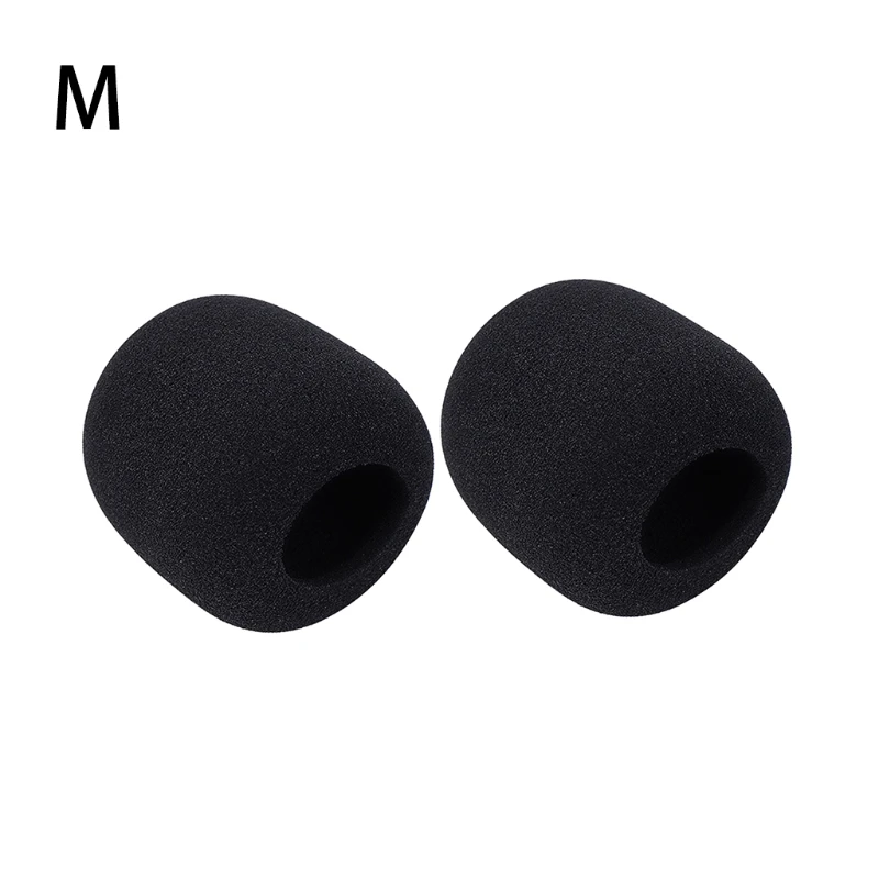 2 шт. пенка для микрофона уплотненный чехол губка профессионального лобового
