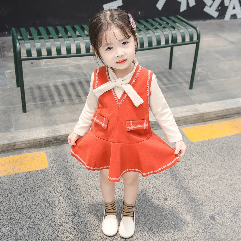 2019 Одежда для маленьких девочек одежда детей детская с длинными рукавами