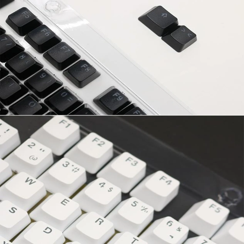 

Spanish Keycaps for Mechanical Keyboard Compatible with MX Switches Double Shot Support Led Lighting Keycaps OEM Profile